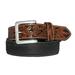 Stetson Western Belt Mens Tooled Floral Black 07-099-1000-4054 BL