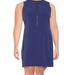 Rachel Rachel Roy NEW Blue Womens Size 1X Plus Zip-Front Shift Dress