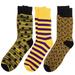 BG Premium Men's Dress Socks 3 Pairs Gift Set - Fits 10-13 - Solid, Striped, Argyle & More