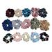 15pcs Hair Scrunchies Velvet Chiffon Cotton Elastic Hair Bands Scrunchy Hair Tie