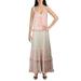 Free People Womens Embroidered V-Neck Maxi Dress