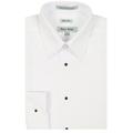 Adam Baker Men's 1944 Slim Fit Laydown Collar Convertible Cuff Tuxedo Shirt - White - 18 2-3