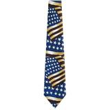 BuyYourTies - Mens Novelty USA Flag Necktie - Red White Blue