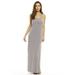 Just Love Maxi Dress with Front Zipper / Summer Dresses (Heathered Grey, Large)