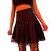 NZND Women Summer High Waist Mini Skirts Punk Style Woman Spring Models Black Half-length Thin Lace Shorts Dress