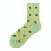 Jocestyle Cute Bear Print Cotton Pile Heap Socks Fashion Adult Calf Length Socks (4)
