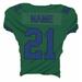 Ebern Designs Football Jersey Personalized Name & Number Wall Decal Vinyl in Green | 30 H x 30 W in | Wayfair 4CBBED80B25D43DCB4D06DE8A5A8ECE8