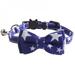 Pet Decorative Collar with Bell American Flag Pentagram Cat Collar Adjustable Puppy Collar Seatbelt Buckle Cats Bowknot Necktie