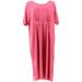 Halston Petite Ruched Waist Elbow-Sleeve Midi Dress NEW A351205