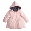 Baby Girl Hooded Trench Coat Fall Winter Windbreaker Parka Jacket Kids Outerwear