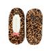 Fuzzy Babba Women's Flannel Leopard Slipper Sock
