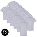Gildan Men Grey T-Shirts Value Pack Shirts for Men Pack of 6 Pack of 12 Grey Shirts for Men Gildan T-shirts for Men Gray T-shirt Casual Shirt Basic Shirts