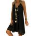 Womens Plus Size Lace Crochet Strappy Dress Ladies Summer Holiday Beach Sundress