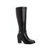 Giani Bernini Womens Rozario Leather Almond Toe Knee High Fashion Boots