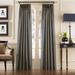 Charlton Home® Mansour Solid Room Darkening Single Curtain Panel Polyester in Gray | 120 H in | Wayfair 1Q80000CPT