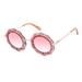 Chloe Ladies Rose Gold Tone Round Sunglasses CE160S 860 52