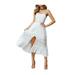 Nituyy Women Backless Sleeveless Beach Crochet Bohemian Halter Maxi Long Sundress