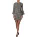 Lauren Ralph Lauren Womens Petites Houndstooth Mini Cocktail Dress