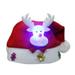 Christmas Red Hat for Adult and Kids LED Caps for Christmas (Snowman,ElK,Santa Claus)
