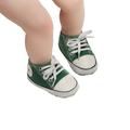 LA HIEBLA Toddler Canvas Shoes Casual Sports Sneakers Soft Sole