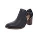 Dr. Scholl's Womens Lola Leather Stacked Booties