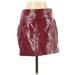 Pre-Owned Zara Women's Size S Faux Leather Skirt