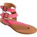 Women's Journee Collection Kyle Ankle Strap Thong Sandal