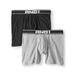 Men's Performance Sport Soft Boxer Brief with Fly Pouch, 2-Pack