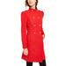 INC International Concepts Women's Double-Breasted Coat Red Size Large