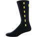 Under Armour Men's UA Ticker Tape Crew Socks, Large, Black