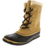 Sorel Caribou Slim Snow Boots - 10M - Curry / Black