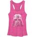 Women's Star Wars Lack of Faith Racerback Tank Top Pink Heather