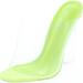 CAPE ROBBIN Women's Transparent Lucite Clear Wedge Heel PVC Open Toe Slip On Mules Lemonade