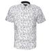 Mens Short Sleeve Print Cuff Button Dress Shirt Classic Fit