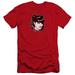 Ncis Abby Heart Premium Canvas Adult Slim Fit 30/1 T-Shirt Red