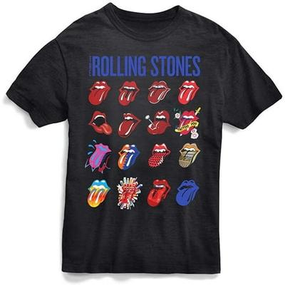 Sublimation Print Mono Tongue The Rolling Stones Men's Tee