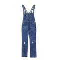 Women Jeans Denim Jumpsuit Bib Trousers Dungarees Distressed Ripped Jeans Straps Overalls Trousers Ladies Baggy Pockets Long Pants
