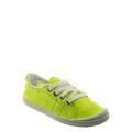 Comfort01k Children Vintage Flexible Rubber Sneaker - Girls Canvas Comfort Bendable Shoes