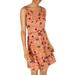 PLANET GOLD Womens Pink Printed Sleeveless Scoop Neck Above The Knee A-Line Dress Size XS