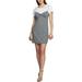 1.State Womens Checkered Casual Shift Dress