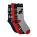 Legale Mens (Sock Size 10-13/Shoe Size 8-12) Holiday 4-Pair Crew Socks, Heather Grey/Dog/Snowflakes/Santa