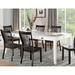 Latitude Run® Aimee-Jo Counter Height Dining Table Wood in Brown/White | 40 H x 78 W x 42 D in | Wayfair 17DC80D88FE6458A97BD6D0BE9336FF9