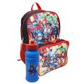 Marvel Avengers 16" Backpack & Detachable Lunch Bag w/ 16oz Water Bottle Groot