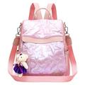 TOYFUNNY Fashion Women Girls Leather Star Shoulder Bags Backpack Ladies School Backpack