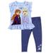 Frozen Girls Pajama Legging Outfit Set, 2PC, (Toddler/Little Girl) Sizes Toddler 2T-4T and Little Girl 4-6X