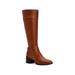 Style & Co. Womens Vannie Faux Leather Tall Riding Boots