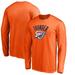 Oklahoma City Thunder Fanatics Branded Primary Team Logo Long Sleeve T-Shirt - Orange