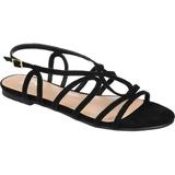 Women's Journee Collection Honey Flat Strappy Sandal