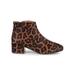 Ella Leopard-Print Calf Hair Booties