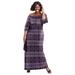 Jessica London Women's Plus Size Blouson Maxi Dress